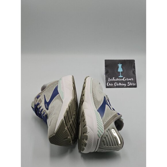 Brooks Women's Gray & Purple Adrenaline GTS 22 Running Shoes Size 10 2832 - Picture 14 of 16